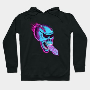 Sonic Skull - Blue Mayhem Hoodie